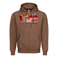 Chestnut tis the season Zipper Hoodie - RacoonDesign