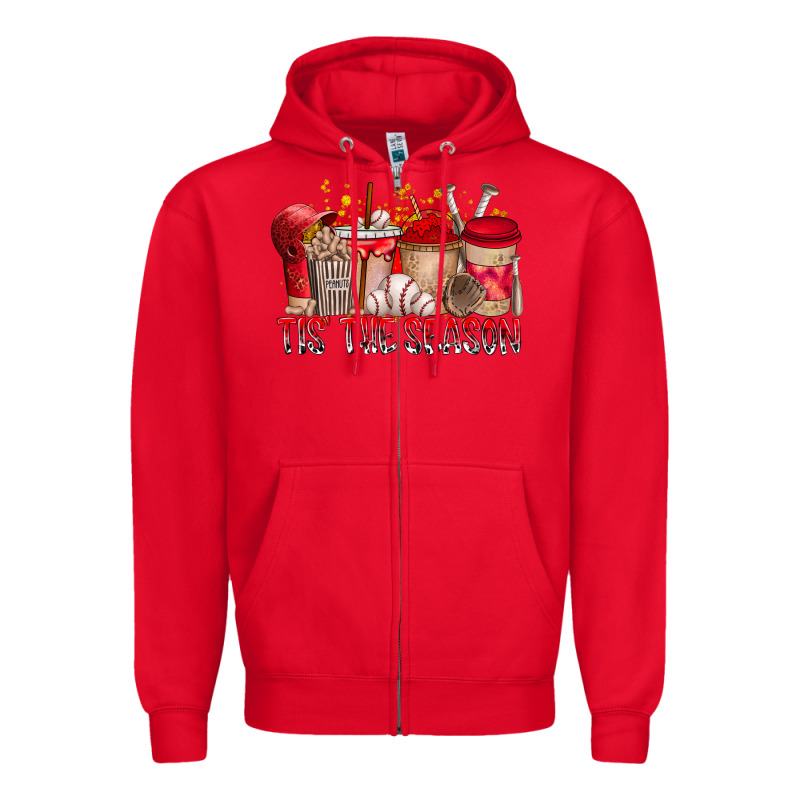 Tis The Season Zipper Hoodie by RacoonDesign | Teevron