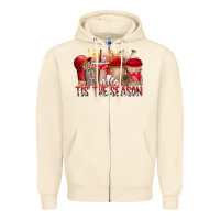Sandshell tis the season Zipper Hoodie - RacoonDesign