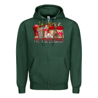 Sports Green tis the season Zipper Hoodie - RacoonDesign