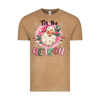 Vintage Camel pink santa 'tis the season Vintage Tee - MaliasSmallBusiness
