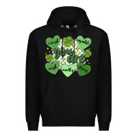 Black st. patrick's day positive affirmations Premium Hoodie - MaliasSmallBusiness