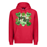 Cardinal st. patrick's day positive affirmations Premium Hoodie - MaliasSmallBusiness