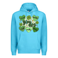 Ocean Blue st. patrick's day positive affirmations Premium Hoodie - MaliasSmallBusiness