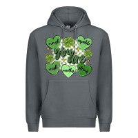 Rock st. patrick's day positive affirmations Premium Hoodie - MaliasSmallBusiness