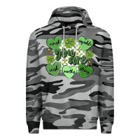 Slate Camo st. patrick's day positive affirmations Premium Hoodie - MaliasSmallBusiness