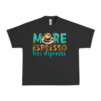 Pigment Black more espresso less depresso western Urban Heavy Tee - texasbilliewilder