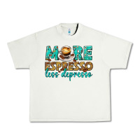 Pistachio more espresso less depresso western Urban Heavy Tee - texasbilliewilder