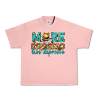 Salmon more espresso less depresso western Urban Heavy Tee - texasbilliewilder