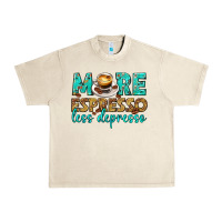 More Espresso Less Depresso Western Urban Heavy Tee | Teevron