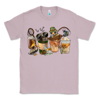 Lilac Fishing Coffee Cups Classic Tee - FaDigitalArtStudio