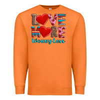 Carrot love more worry less Premium Sweatshirt - AdoDesignShop