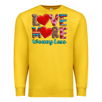 Lemon love more worry less Premium Sweatshirt - AdoDesignShop