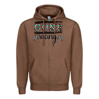 Chestnut goneracing Zipper Hoodie - CowhideDigitalArt