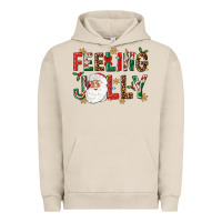 Pigment French Oak Feeling Jolly Urban Hoodie - NancyCooperArtShop