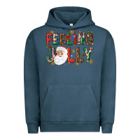 Pigment Midnight Navy Feeling Jolly Urban Hoodie - NancyCooperArtShop