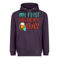 Plum my first father's day Heavyweight Hoodie - Artiststas