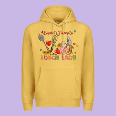 Cupids Favorite Lunch Lady Premium Hoodie Designed By Maliassmallbusiness
