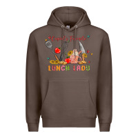 Coffee cupids favorite lunch lady Premium Hoodie - MaliasSmallBusiness