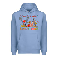 Colony Blue cupids favorite lunch lady Premium Hoodie - MaliasSmallBusiness