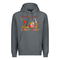Rock cupids favorite lunch lady Premium Hoodie - MaliasSmallBusiness