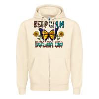 Sandshell keep calm dream on Zipper Hoodie - CowhideDigitalArt