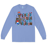Colony Blue dead inside but its freedom Long Sleeve Tee - AdoDesignShop