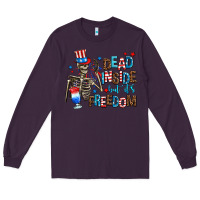 Plum dead inside but its freedom Long Sleeve Tee - AdoDesignShop