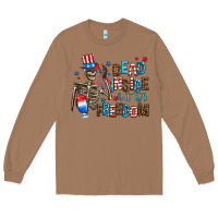 Toasted Coconut dead inside but its freedom Long Sleeve Tee - AdoDesignShop