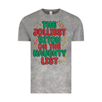 Cloud Rock the jolliest bitch on the naughty list Vintage Tee - MaliasSmallBusiness