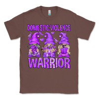 Chestnut Domestic Violence Warrior Gnomes Classic Tee - texasbilliewilder