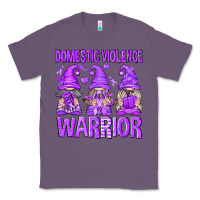 Lavender Domestic Violence Warrior Gnomes Classic Tee - texasbilliewilder