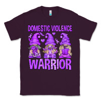 Plum Domestic Violence Warrior Gnomes Classic Tee - texasbilliewilder