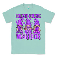 Seafoam Domestic Violence Warrior Gnomes Classic Tee - texasbilliewilder