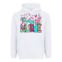 White proud nurse Heavyweight Hoodie - BundleAndBundleShop