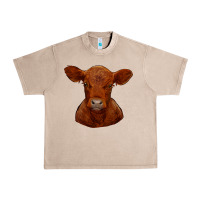 French Oak red angus calf Urban Heavy Tee - RanaPortraitStore