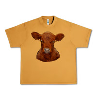 Peanut Butter red angus calf Urban Heavy Tee - RanaPortraitStore
