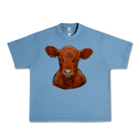 Pebble Blue red angus calf Urban Heavy Tee - RanaPortraitStore