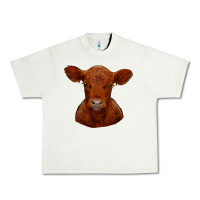 Pistachio red angus calf Urban Heavy Tee - RanaPortraitStore
