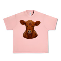 Salmon red angus calf Urban Heavy Tee - RanaPortraitStore