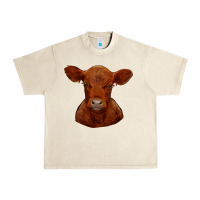 Sandshell red angus calf Urban Heavy Tee - RanaPortraitStore