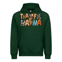 Forest Green Thankful Mama Urban Hoodie - MaliasSmallBusiness