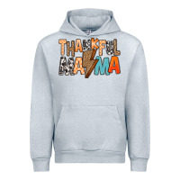 Heather Grey Thankful Mama Urban Hoodie - MaliasSmallBusiness