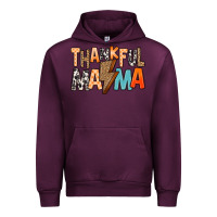 Mauve Wine Thankful Mama Urban Hoodie - MaliasSmallBusiness
