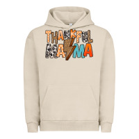 Pigment French Oak Thankful Mama Urban Hoodie - MaliasSmallBusiness