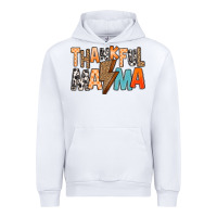 White Thankful Mama Urban Hoodie - MaliasSmallBusiness