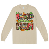 Mushroom nacho average mom Long Sleeve Tee - Zillion Design Studio