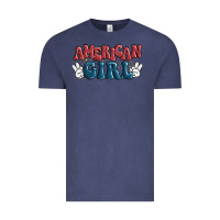 Vintage Denim american girl Vintage Tee - MaliasSmallBusiness