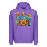 Purple oh honey i am that mimi nca Premium Hoodie - NancyCooperArtShop