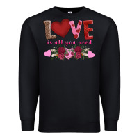 Black love is all you need Premium Sweatshirt - AdoDesignShop